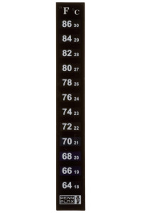 Penn-Plax Therma-Temp Standing Aquarium Thermometer clear 4.25 in - PDS-030172371035