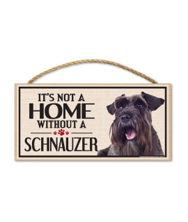 Imagine This Wood Sign for Schnauzer Dog Breeds
