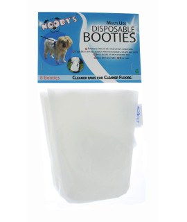 Veterinary Dog Boots 8-Pack by Noobys: Protects Wounds, Bandages and casts Indoors and During Short Walks Outside Medical Dog Booties for Maximum Wound Recovery (SM 175 - 25 Width)