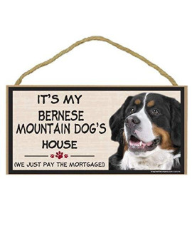 Imagine This Wood Breed Decorative Mortgage Sign, Bernese Mountain Dog