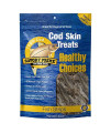 Savory Prime Cod Skin Fish Strips, 8-Ounce (49662008), All Breed Sizes
