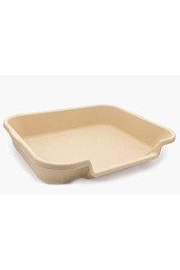PuppyGoHere Puppy Indoor Litter Box, Beach Sand Color: Size: 24 x 20 x 5. Opening is on 24 Side. See Size Diagram Prior to Ordering