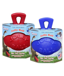 Jolly Pets Tug-n-Toss Boxes, Red, 8"
