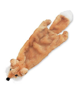 2-in-1 Fun Skin Stuffless Dog Squeaky Toy by Best Pet Supplies - Fox, Small