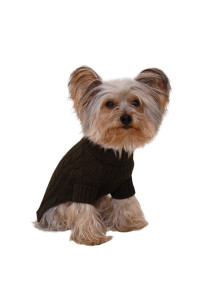 Stinky g Turtleneck Dog Sweater Olive green Size 14