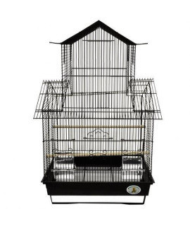 Kings cages ES 1818 V Travelling Bird cage Toy Toys cockatiels Finches Parakeets (White cage Only)