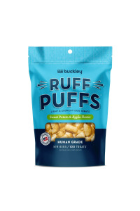 Buckley Ruff Puffs Flavored Dog Training Treats Sweet Potato And Apple 4 Ounce