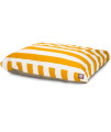 Majestic Pet Vertical Stripe Rectangle Dog Bed, Yellow, X-Large