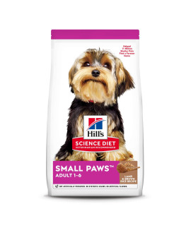 Hills Science Diet Dry Dog Food, Adult, Small Paws for Small Breed Dogs, Lamb Meal & Brown Rice, 15.5 lb Bag