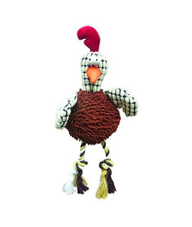 Ethical Pets Gigglers Chicken Dog Toy, 12-Inch, Assorted