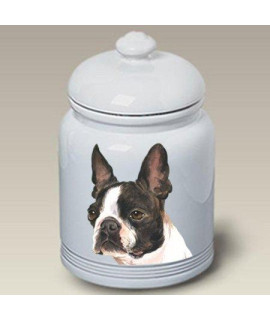 Boston Terrier - Barbara Van Vliet ceramic Treat Jars