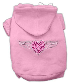 Mirage Pet Products 8-Inch Aviator Hoodies, X-Small, Pink