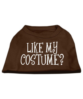 Like my costume ScrPrint Dog Shirt Brown Sm (10)