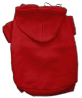 Mirage Pet Products 8-Inch Blank Hoodies, X-Small, Red