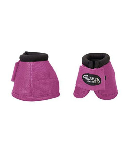 Weaver Leather Ballistic No-Turn Bell Boots , Pink, Medium