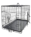 Dog Crates For Extra Large Dogs - Xl Dog Crate 42 Pet Cage Double-Door Best For Big Pets - Wire Metal Kennel Cages With Divider Panel & Tray - In-Door Foldable & Portable For Animal Out-Door Travel