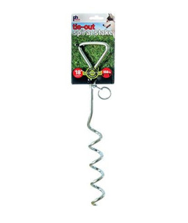 Prevue Pet Products 2111 Heavy-Duty 18 Spiral Tie-Out Stake