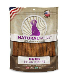 Loving Pets Natural Value All Natural Soft Chew Duck Sticks For Dogs, 14-Ounce