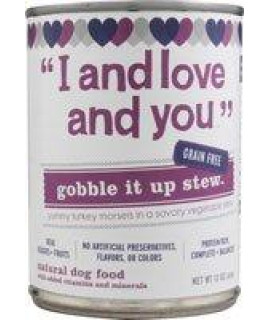 I and Love and You Stew Dog Food gobble It Up - 13 oz4