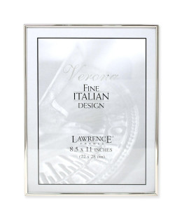 Lawrence Frames Simply Metal Picture Frame, 85 by 11-Inch, Silver
