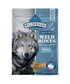BLUE Wilderness Wild Bones Grain Free Dental Chews, 10 oz., Small Bones for Dogs