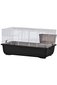 A&E cage co. Rabbit cage 39Ax22Ax18A (16A) Black Small