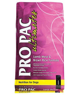 Midwestern PRO PAC Ultimates Dry Dog Food, 28 Pound, Lamb & Brown Rice