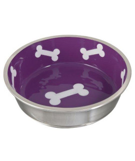 Loving Pets Robusto Bowl for Dogs Medium Violet