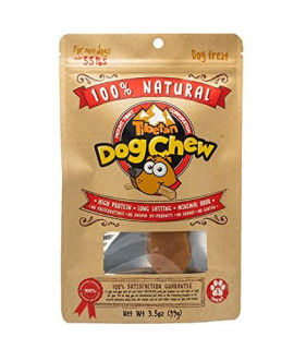 Tibetan Dog Chew-100% Natural Dog Chew, Large, 1 Chew Per Pack, 3.5 Oz