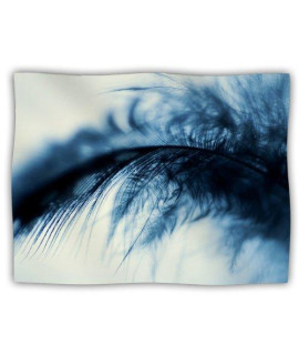 KESS InHouse Ingrid Beddoes Fall in Blue Pet Blanket 40 by 30-Inch