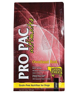 Pro Pac Ultimates Overland Red Grain Free Dry Dog Food, 5 Lb.