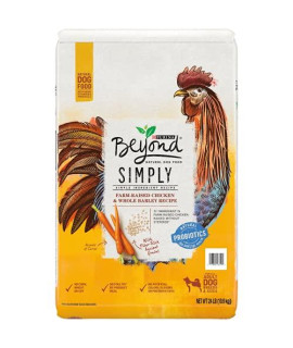 Purina Beyond Dog Food With Probiotics for Digestive Support, Simply Farm Raised Chicken and Whole Barley Recipe - 24 lb. Bag