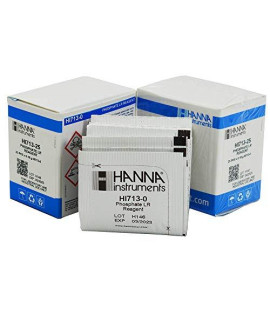 Two Pack: Hanna Instruments Hi 713-25 Reagents Phosphate For Hi 713 Checker Hc (Total Of 50 Tests)