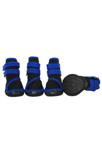 Pet Life Performance-Coned Neoprene Dog Shoes with High-Ankle Support and Premium Rubberized Grip Dog Booties - Set of 4 Dog Boots