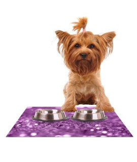KESS InHouse Beth Engel Radiance Feeding Mat for Pet Bowl 24 by 15-Inch
