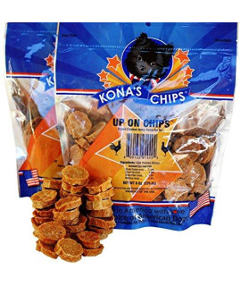 KONAS CHIPS Up On Chips Round Chicken Jerky for Dogs (2-8 oz)
