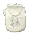 Mirage Pet Products 10 Bunny Rhinestone Hoodies, Small, Red