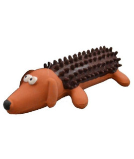 Amazing Pet Products Shaggy Latex Dog Squeek Toy, 6-Inch