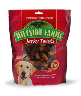 Hillside Farms Chicken And Sweet Potato Premium Dog Treats, Jerky Twists, 32-Ounce