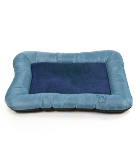 PETMAKER Plush cozy Pet cratePet Bed X-Large Blue