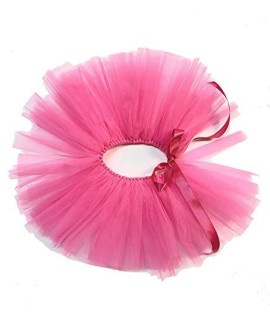 PAWPATU Tulle Tutu for Dogs or Cats, X-Large, Hot Pink