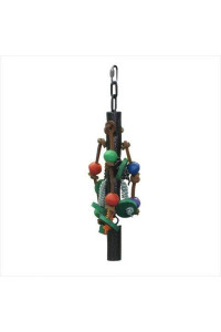 Pipe Bell Toy with Rope Black (12x3)