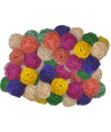 Java Wood Toy colored Vine Balls 1.5 (100 Pack) Small