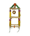 A&E cage company Medium Hanging Double Tower 11.8 x 27.5 Java Wood
