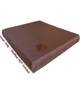 Dogbed4less 2 Pack Internal Duvet case Waterproof Zipper Dog Bed cover for Small Medium 35x20X4 Memory Foam Pad Pet Bed - 41X31 Flat