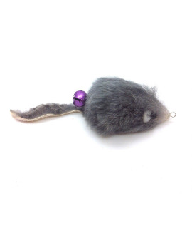 Kats'N Us Cat Wand Refill - Real Rabbit Fur Mouse