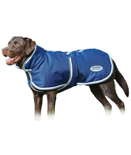 Weatherbeeta Parka 1200D Deluxe Dog Coat (12 Navygreywhite)