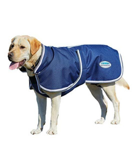 Weatherbeeta Parka 1200D Deluxe Dog Coat (28 Navygreywhite)