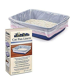 Meow Town MT Cat Pan Liners Large 30Pk