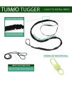 TUMBO Tugger Exercise Dog Toy - (Hanging Bungee Rope tug Toy) ENTERTAINS Your Dogs w/ Energetic, Interactive Solo Play tug or war Action - Small Dogs